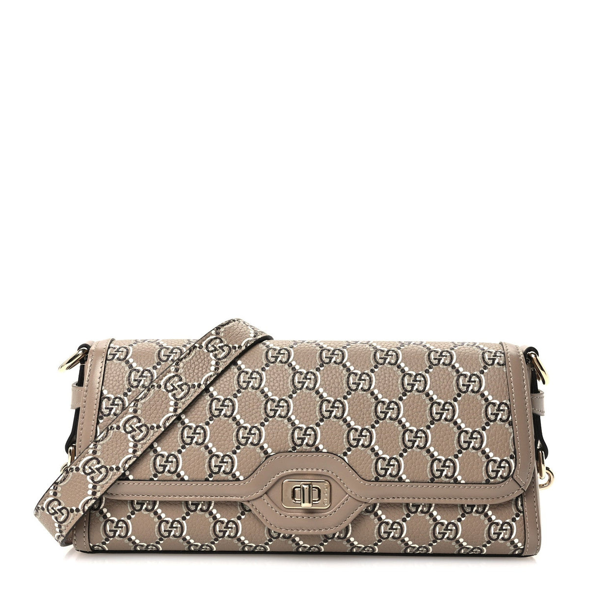 GG Shadow Monogram Small Luce Shoulder Bag Beige