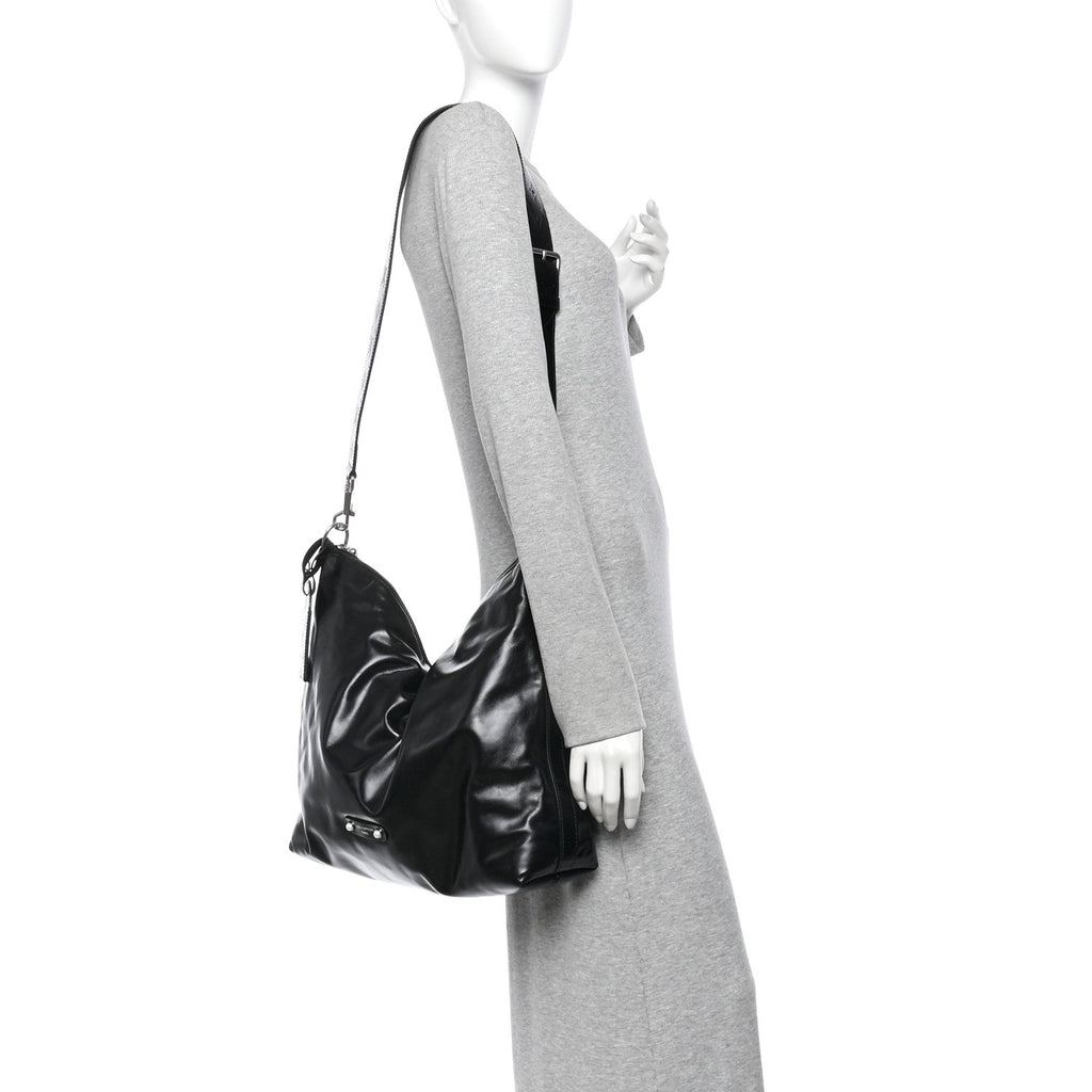 LV Night Calfskin Vagabond Hobo Black