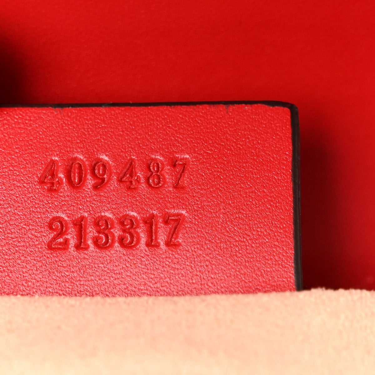 Guccissima Small Padlock Shoulder Bag Hibiscus Red