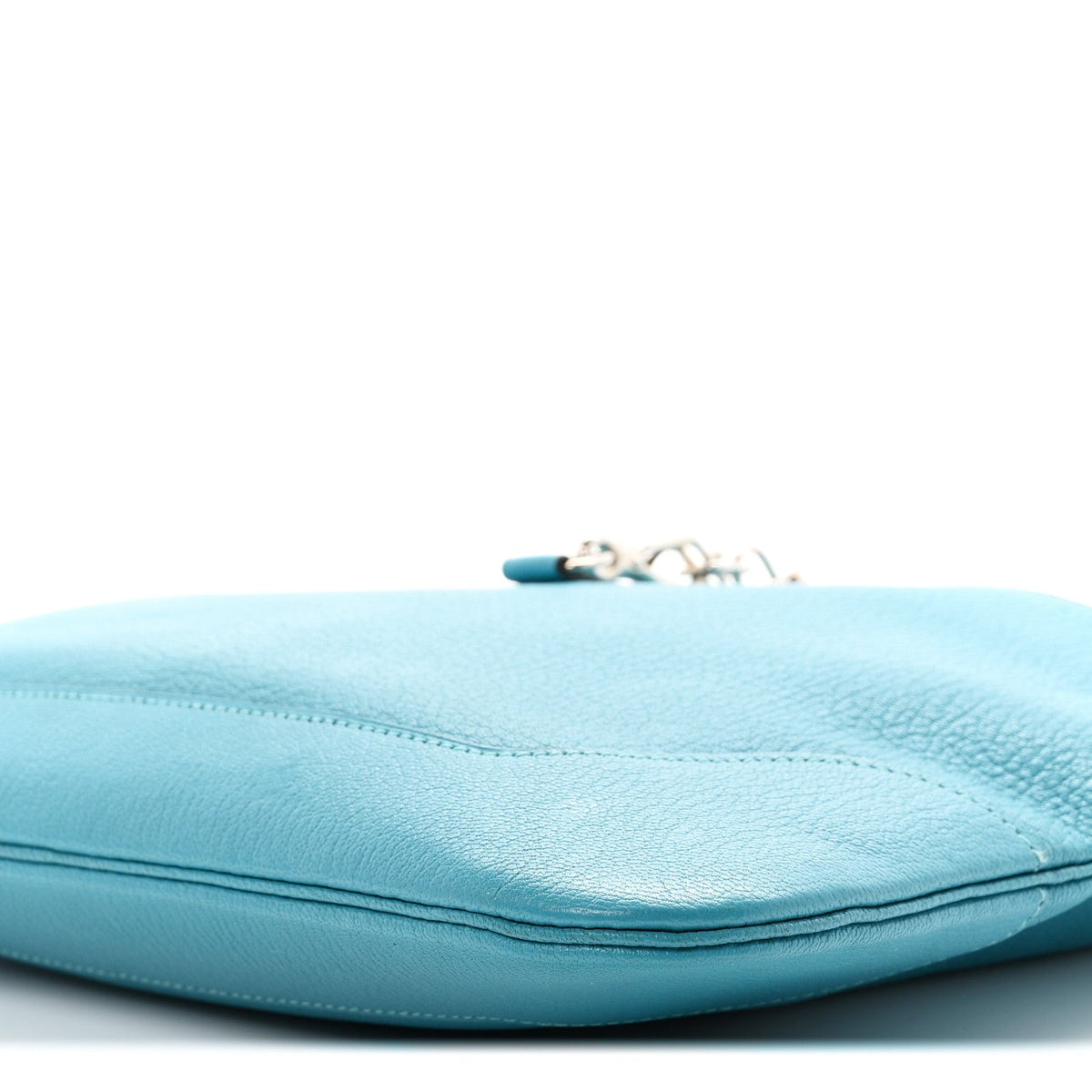 Chevre de Coromandel Trim 31 Shoulder Bag Turquoise