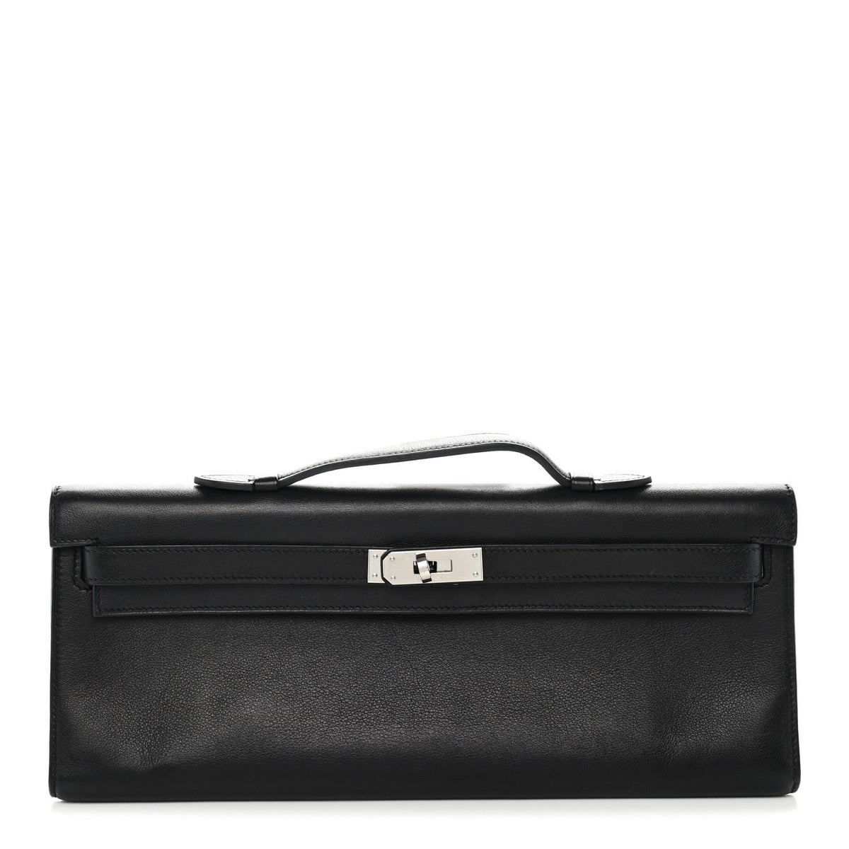 Evergrain Kelly Cut Clutch Pochette Black