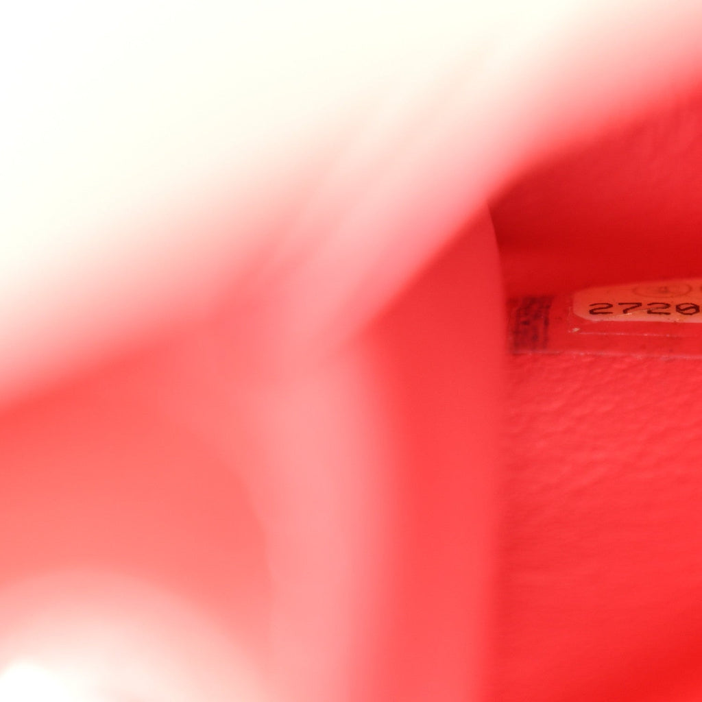 Caviar Lizard Embossed Quilted Mini Coco Handle Flap Pink