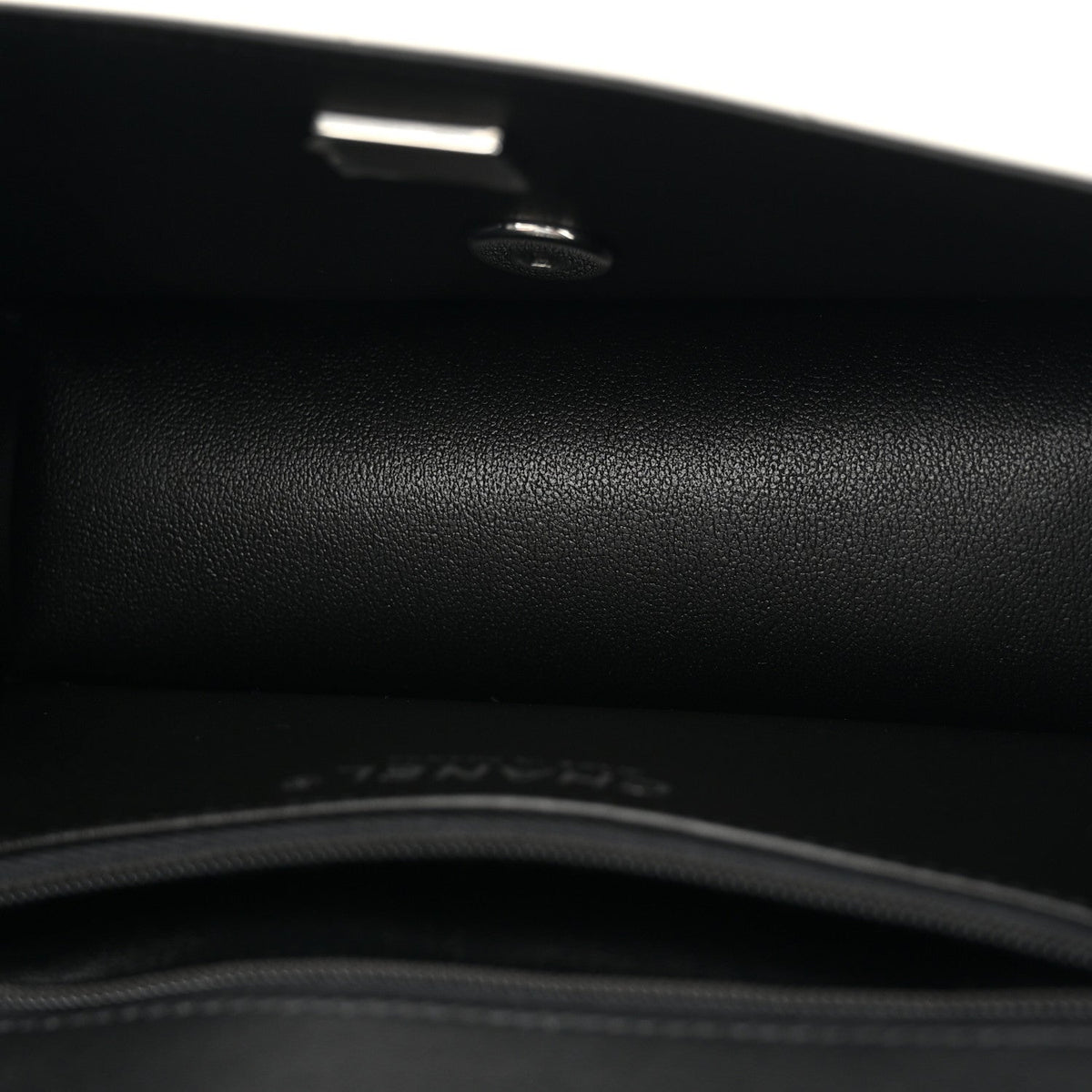 Lambskin Calfskin Mini Chocolate Bar Flap Bag White Black