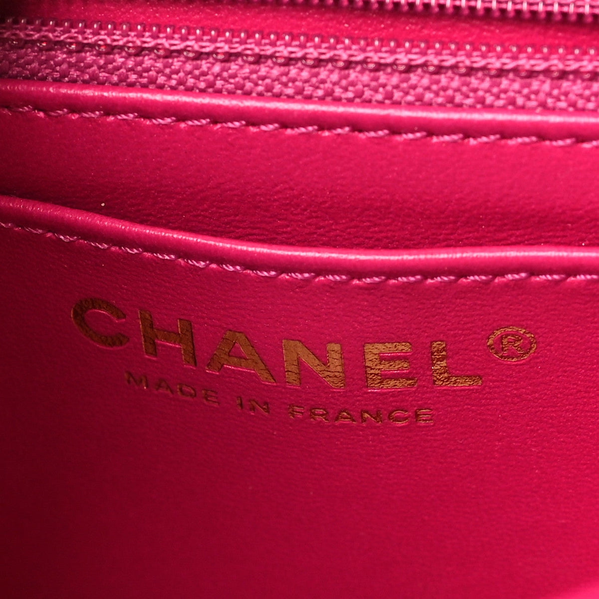 Aged Calfskin Quilted 2.55 Reissue Mini Flap Fuchsia