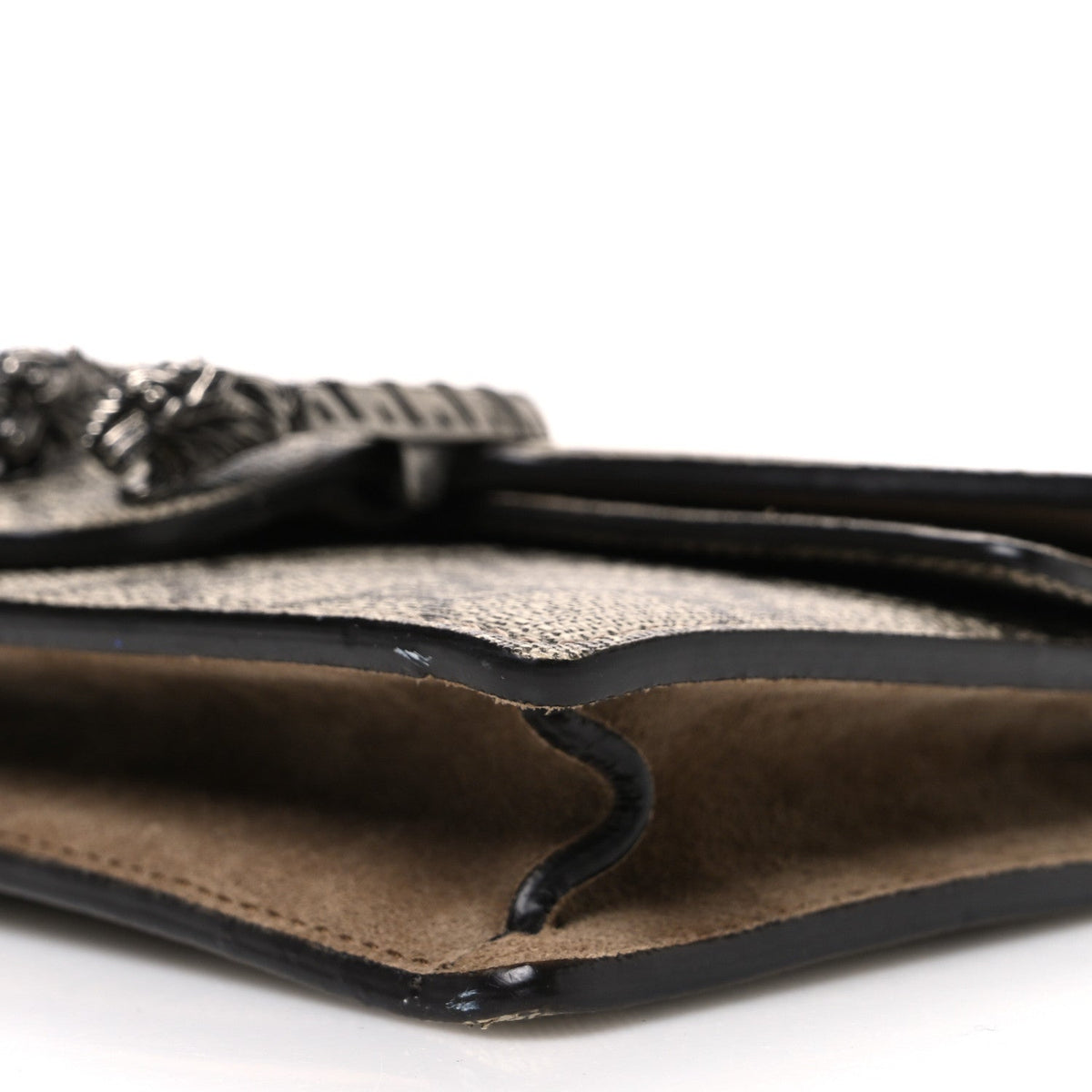 GG Supreme Monogram Super Mini Dionysus Shoulder Bag Taupe