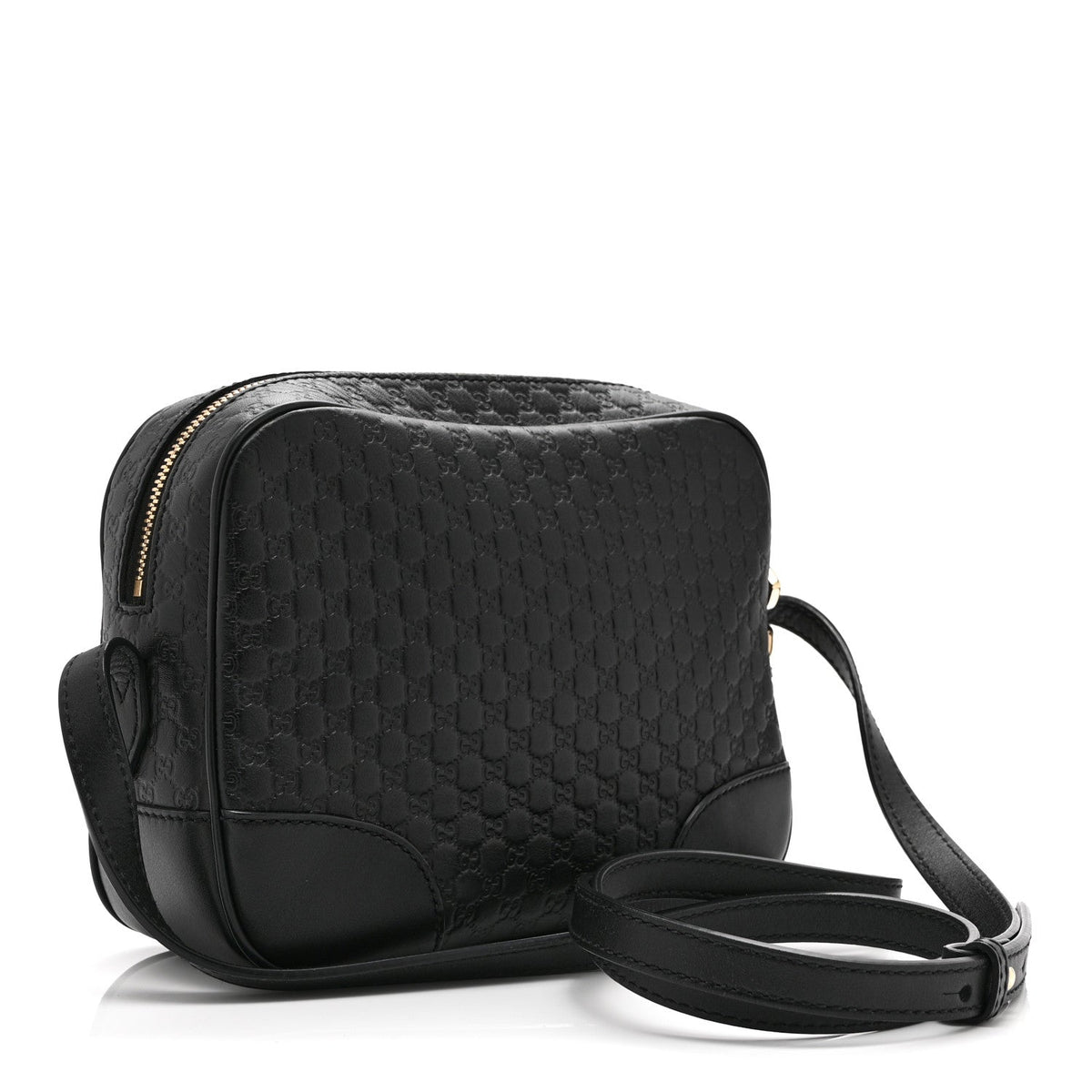 Microguccissima Mini Bree Messenger Bag Black