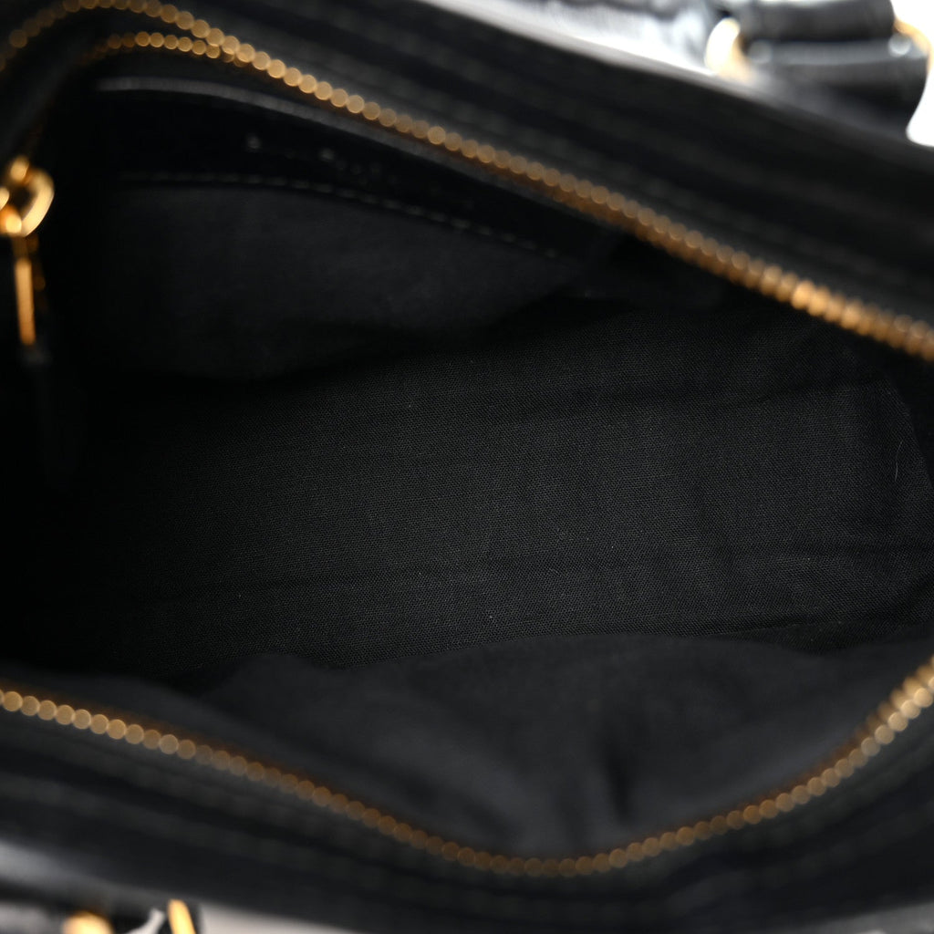 Agneau Giant 12 Gold Hardware Mini City Black