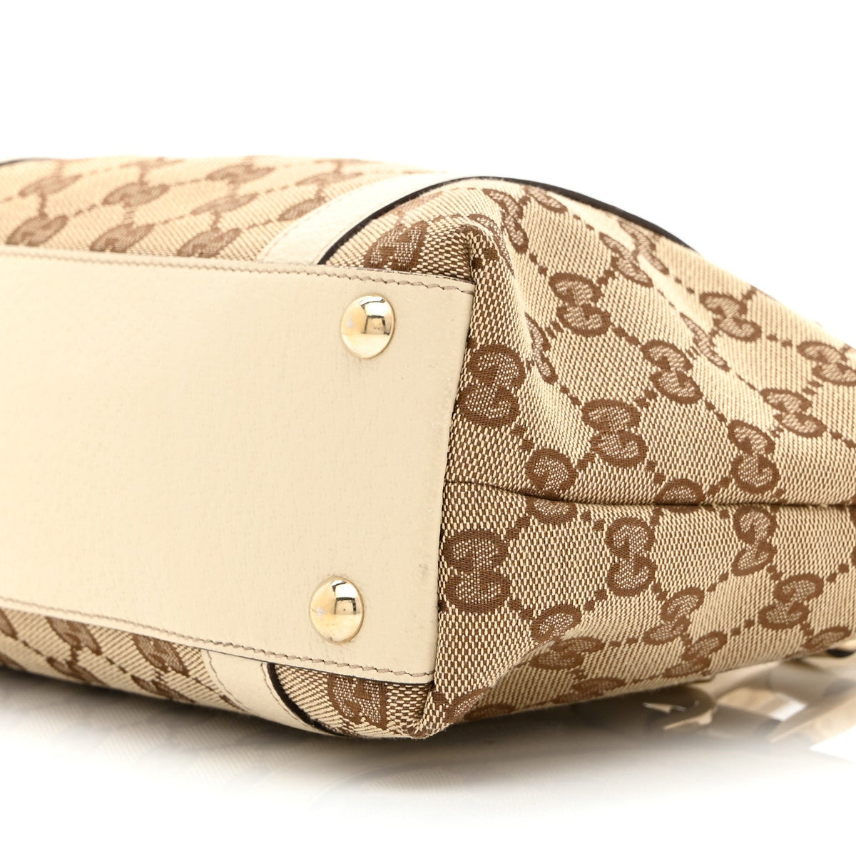 Monogram Small Abbey Tote Off White