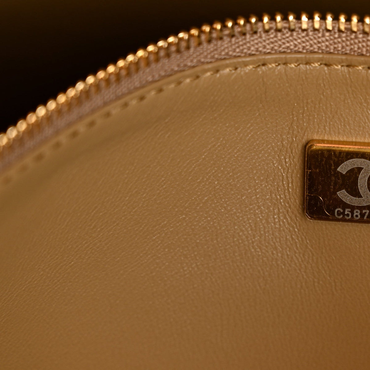 Suede Calfskin Souplissimo Maxi Flap Dark Beige
