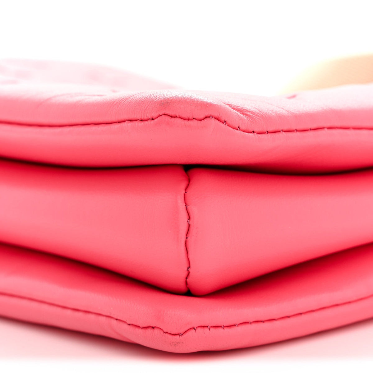 Lambskin Embossed Monogram Coussin PM Pink