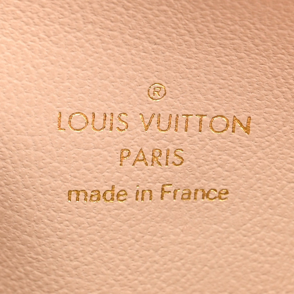 Lambskin Embossed Monogram Coussin PM Pink