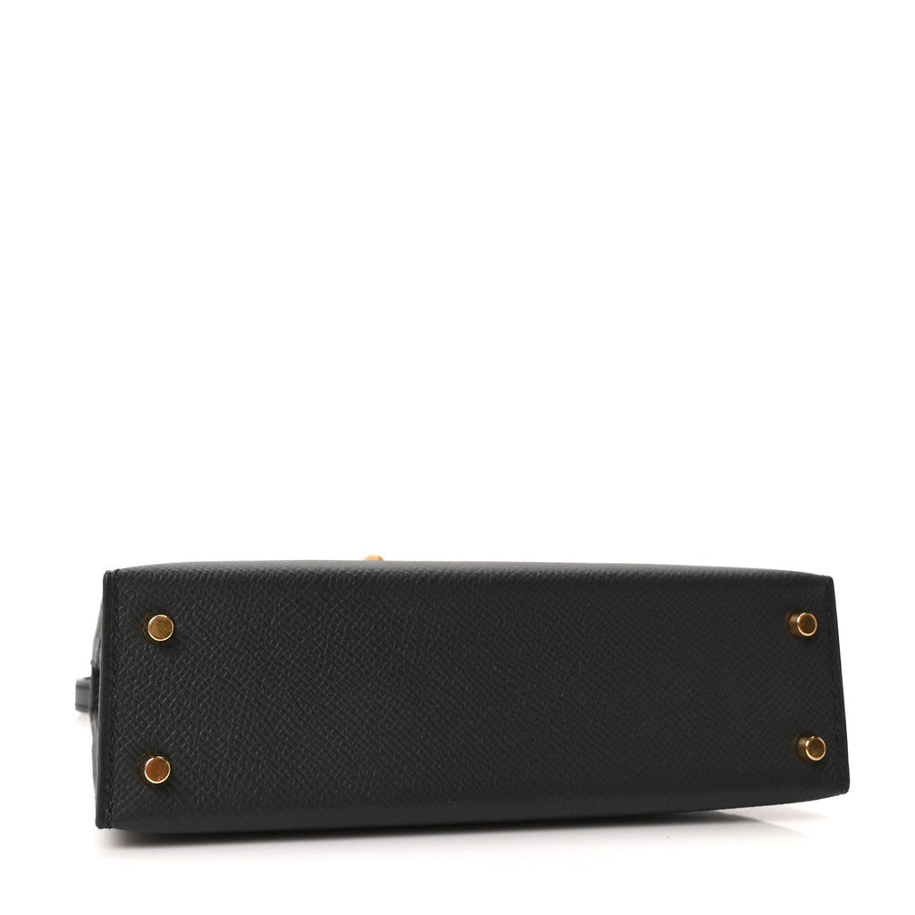 Epsom Mini Kelly Sellier 20 Black