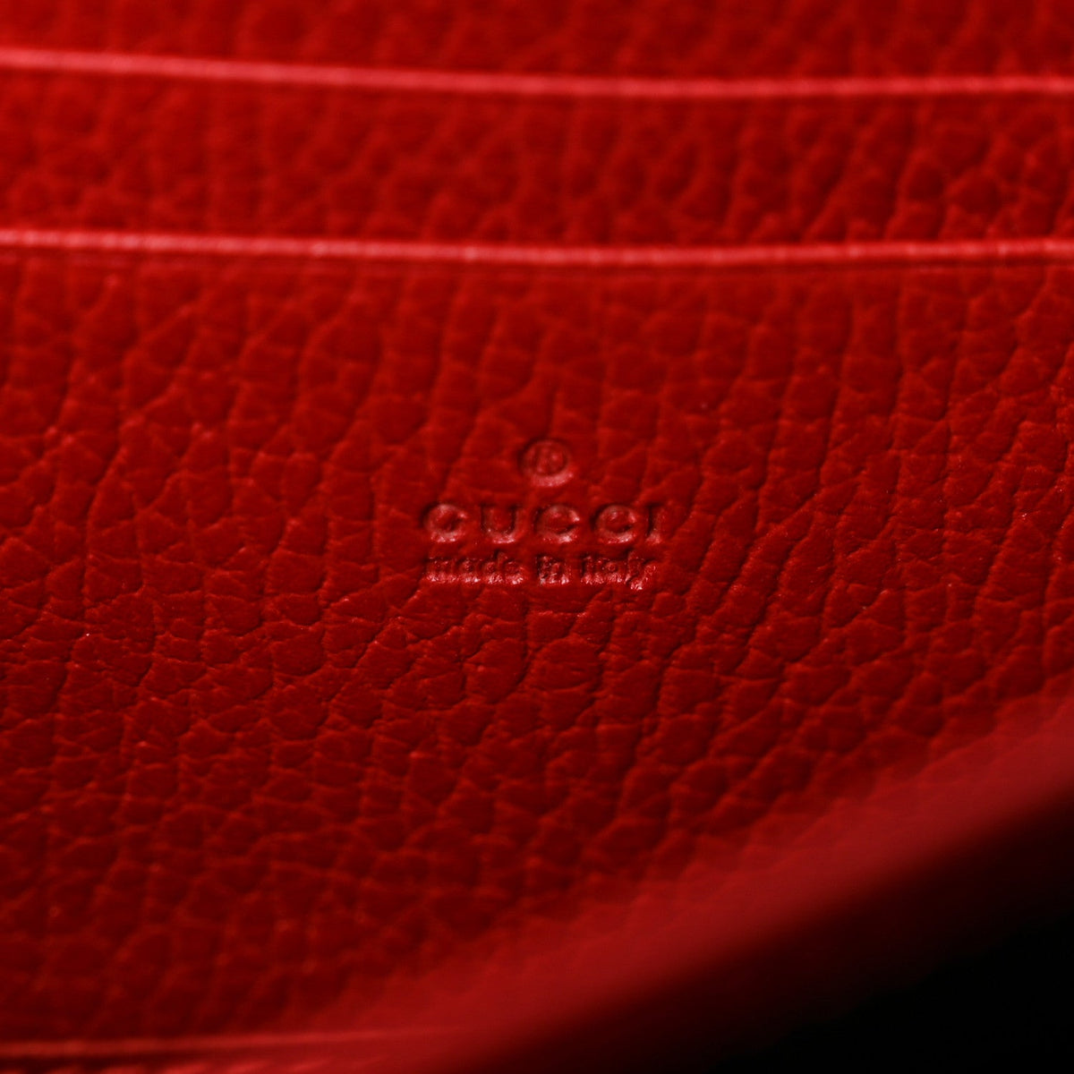 Calfskin Mini Dionysus Chain Wallet Hibiscus Red