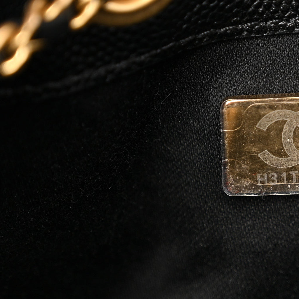 Caviar Quilted Mini Chanel 25 Handbag Black