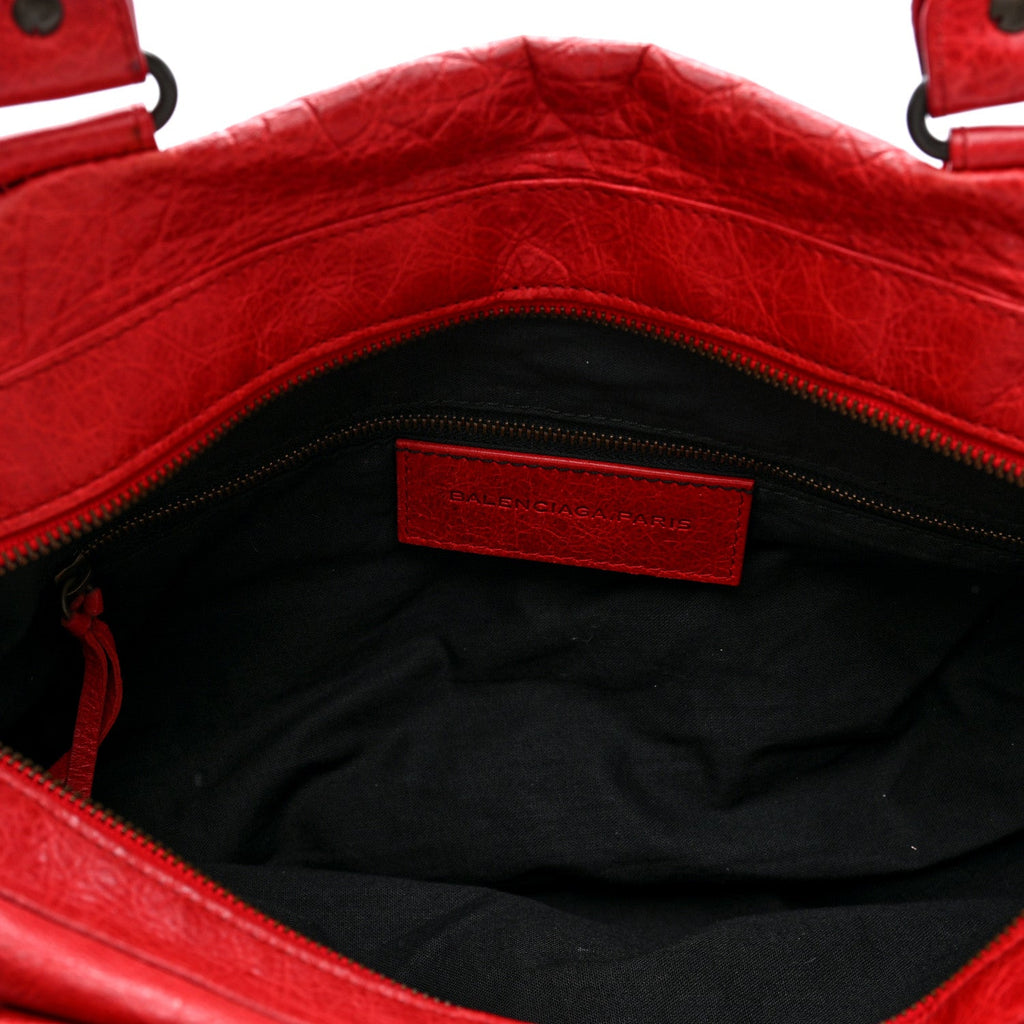 Agneau Classic Hardware Twiggy Rouge Coquelicot