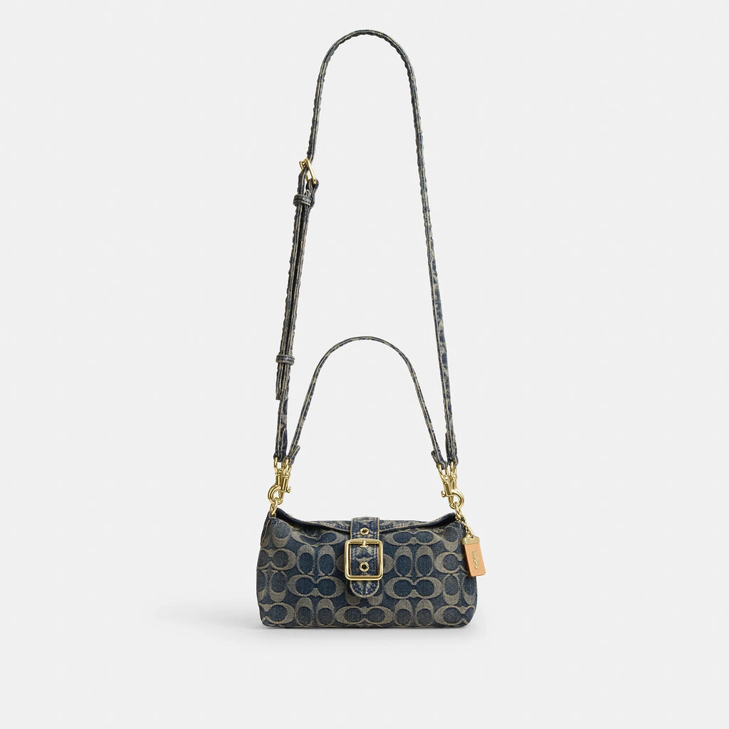 Coach Outlet Abbie Shoulder Bag In Signature Regenerative Cotton Denim