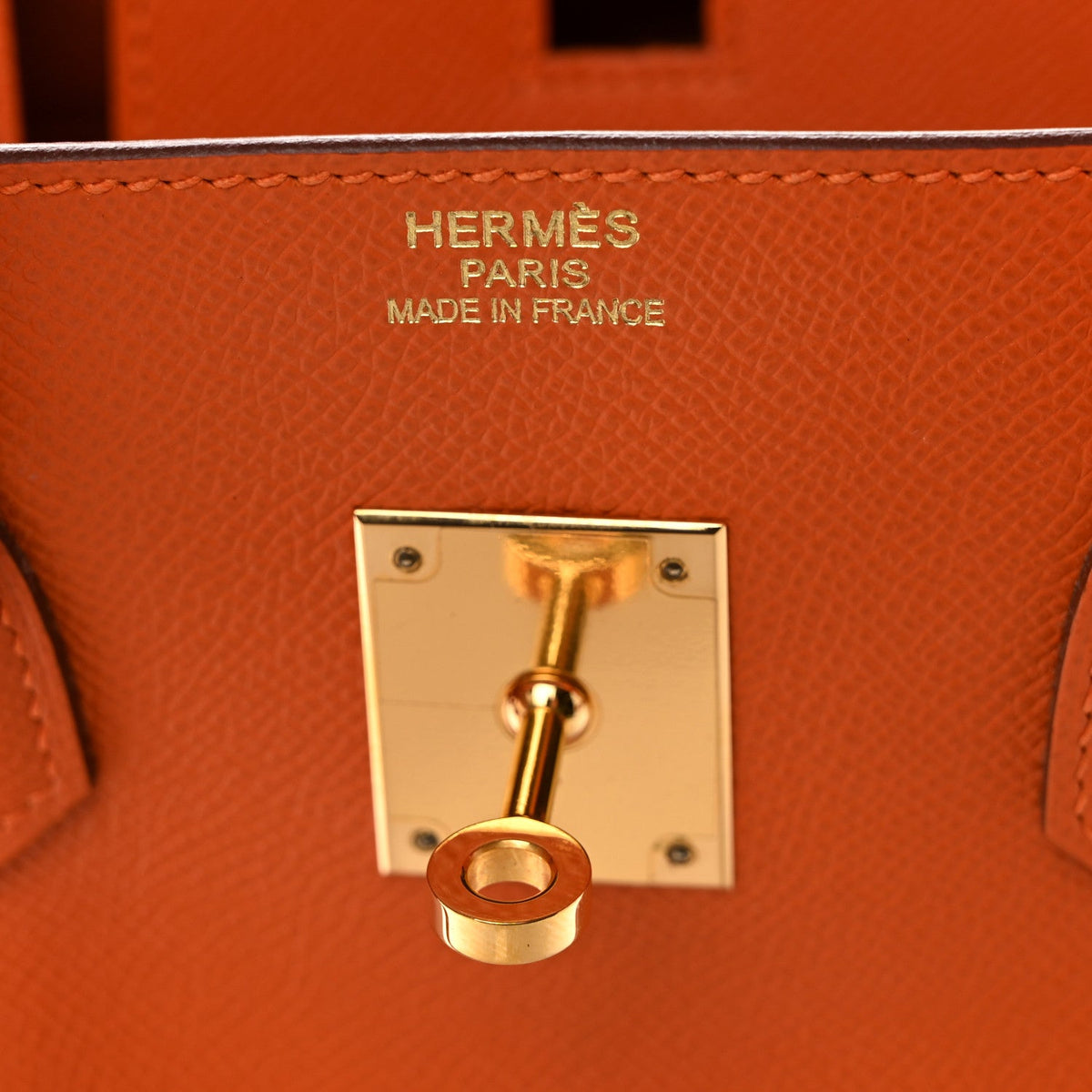 Epsom Birkin 35 Orange