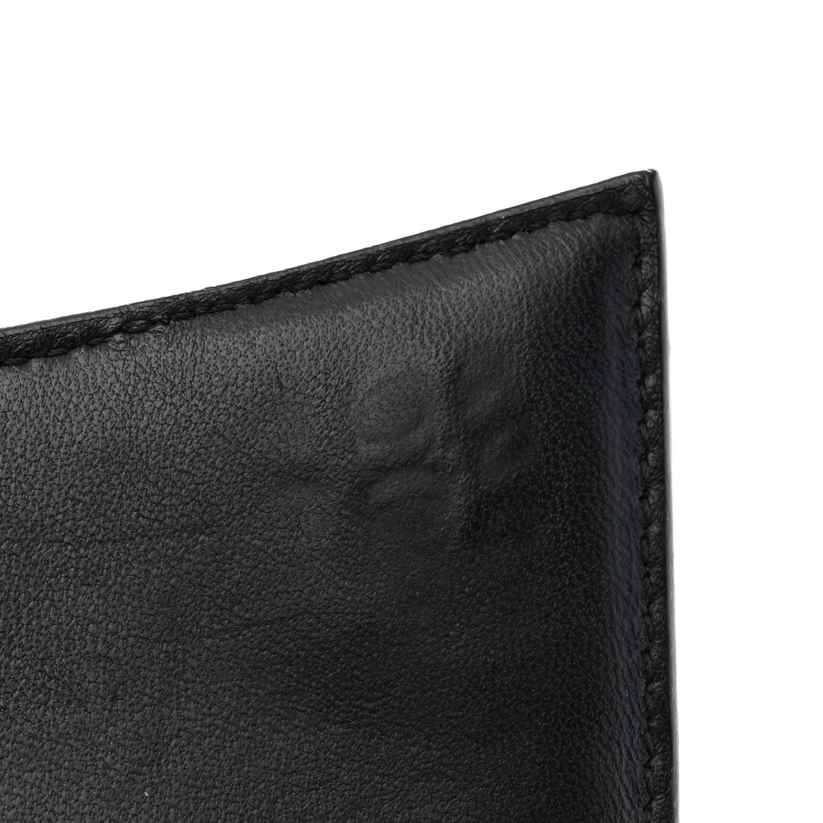 Shiny Calfskin Monochrome Crocodile Embossed Small Hourglass Top Handle Bag Black