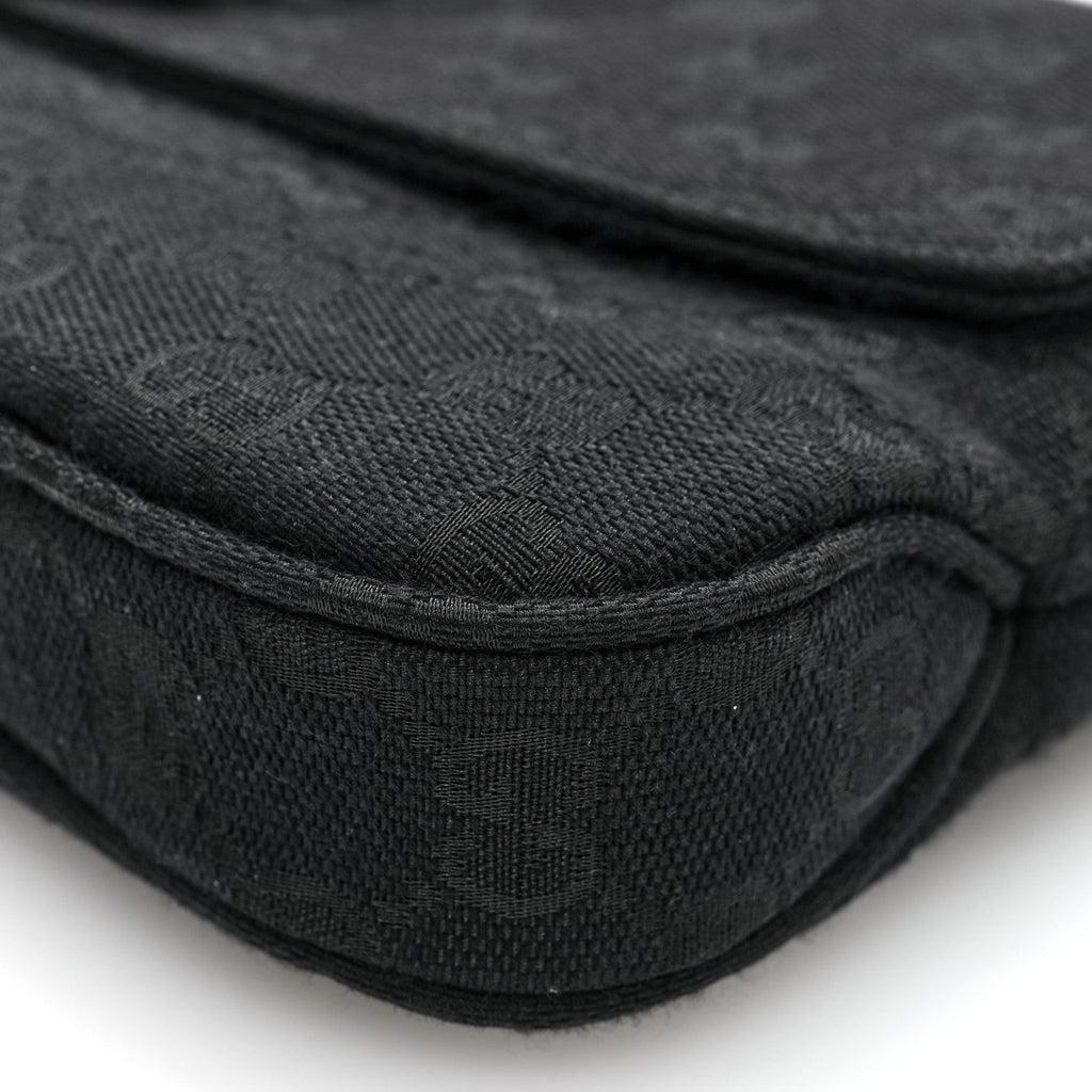 Monogram Medium Aperitivo Shoulder Bag  Black