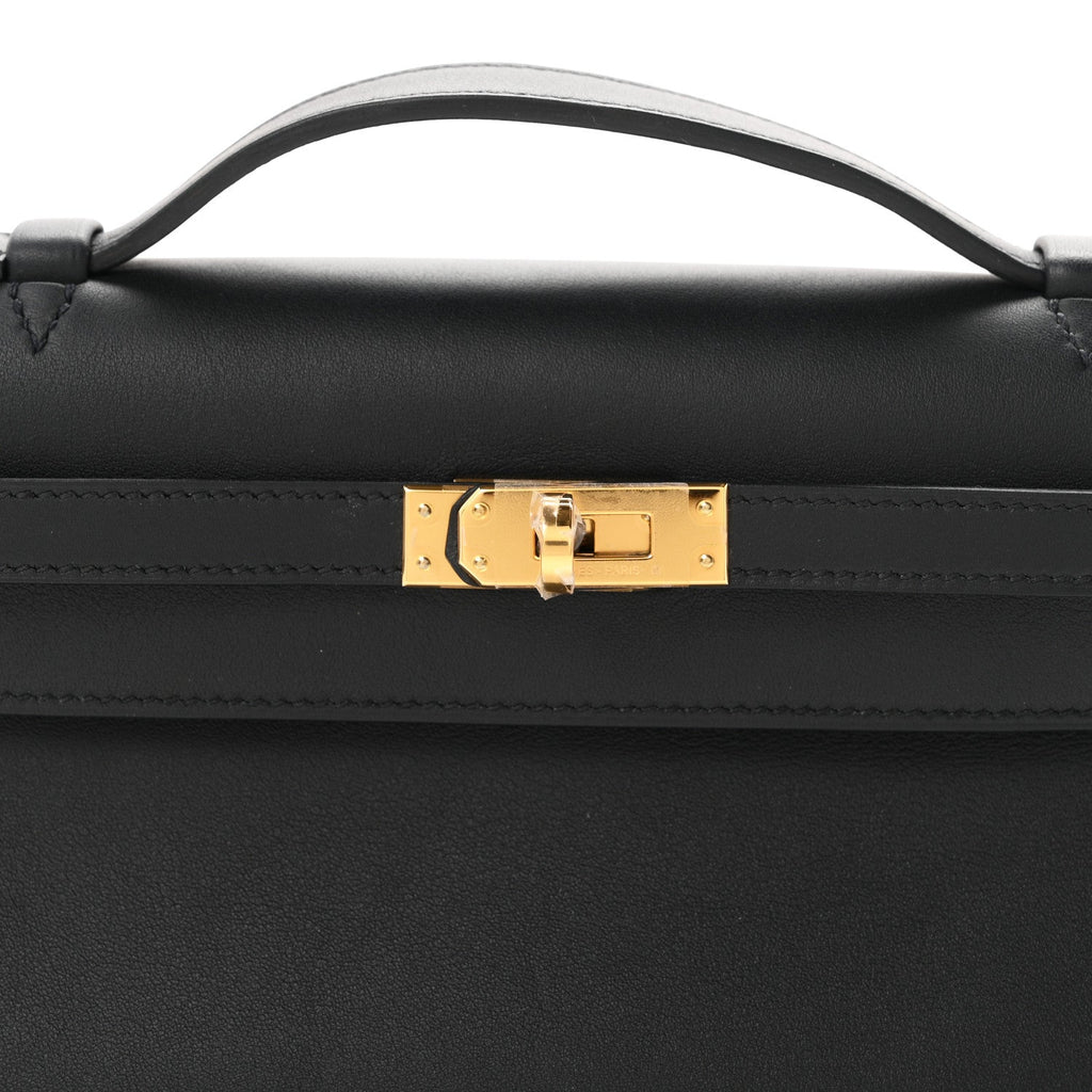 Swift Kelly Pochette Clutch Black