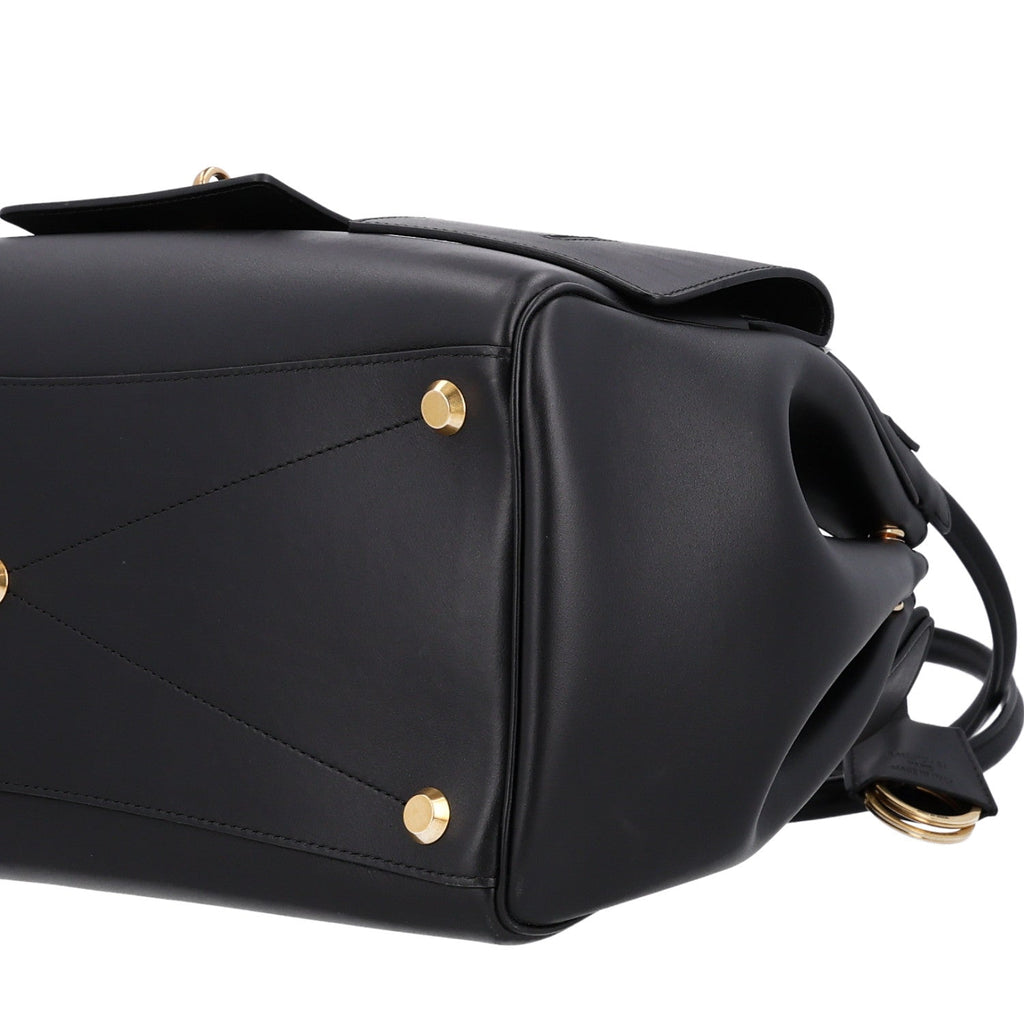 Smooth Calfskin Medium Bel Air Carry All Bag Black