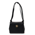 Calfskin Madame Coco Small Flap Handbag Black