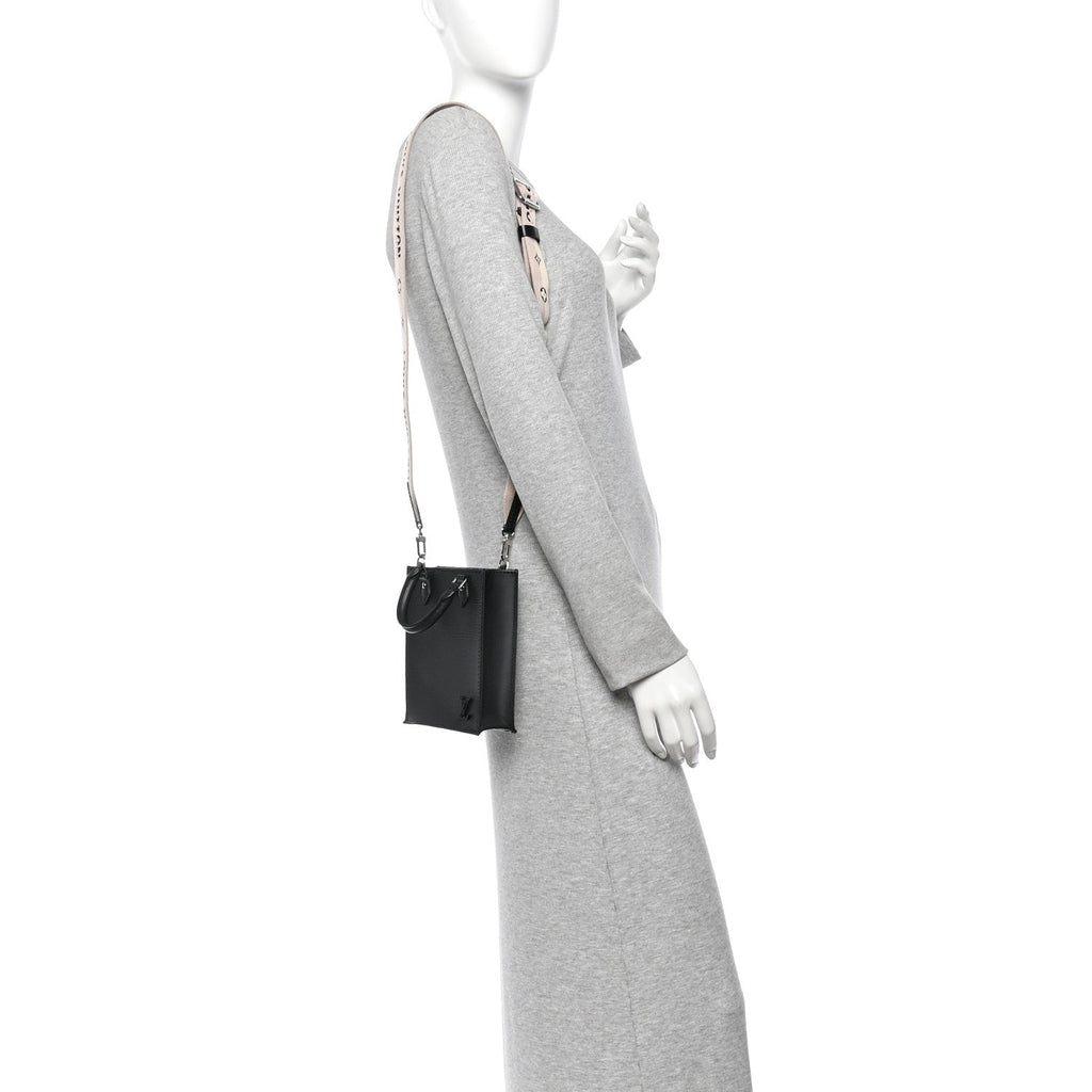 Epi Jacquard Petit Sac Plat Black