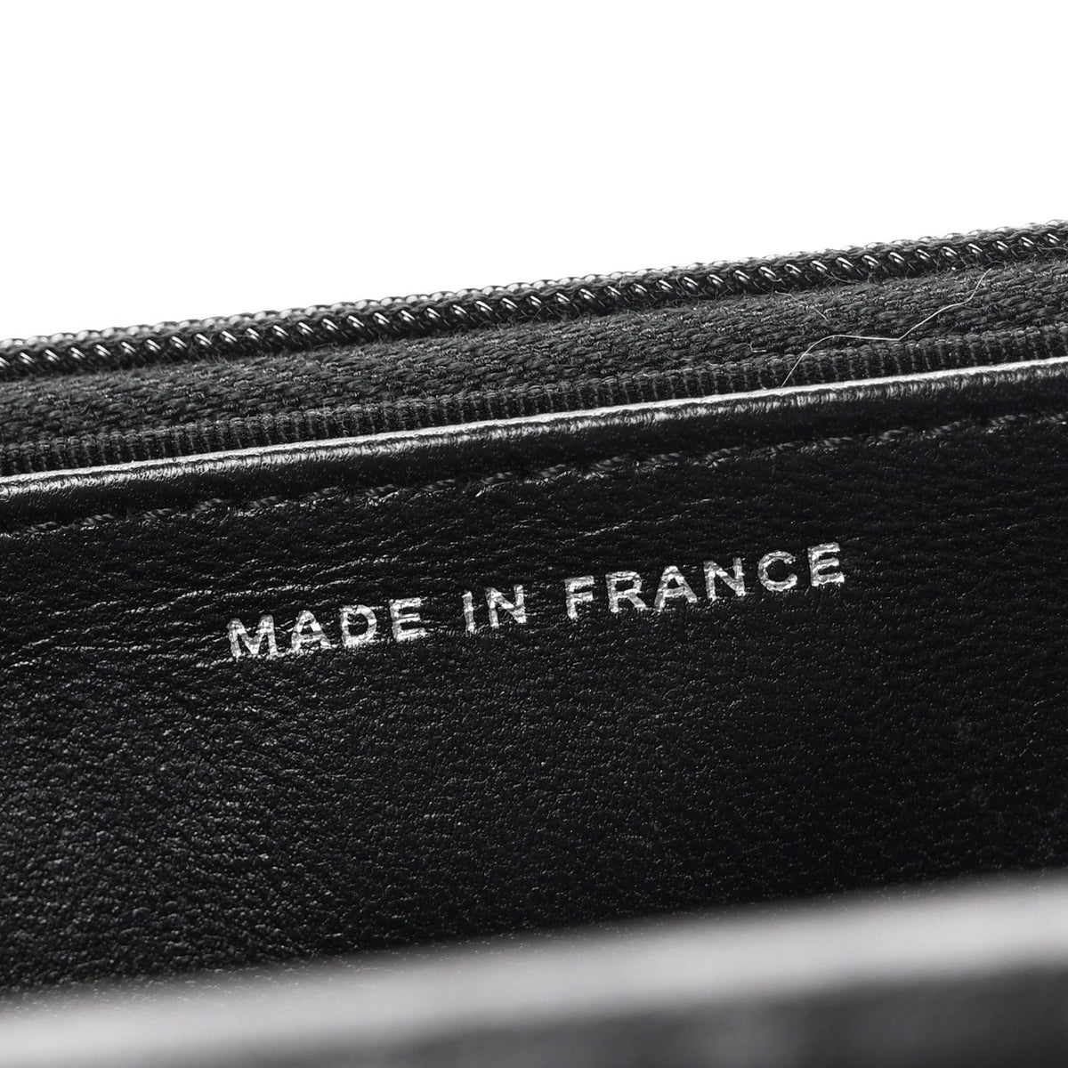 Lambskin Quilted Wallet On Chain WOC So Black