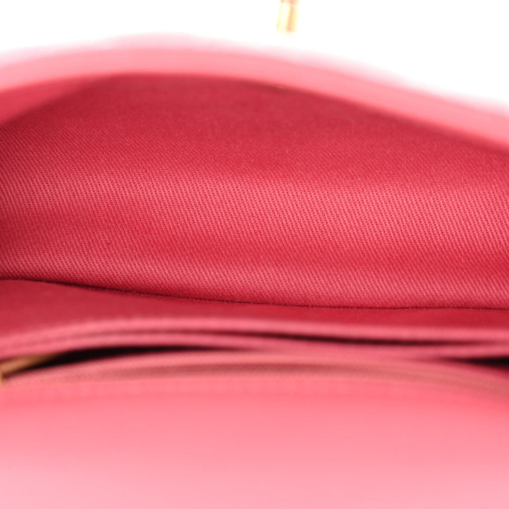 Caviar Lizard Embossed Quilted Mini Coco Handle Flap Pink