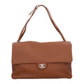 Grained Calfskin Souplissimo Maxi Flap Camel