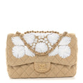 Tweed Raffia Coco Country Jumbo Flap