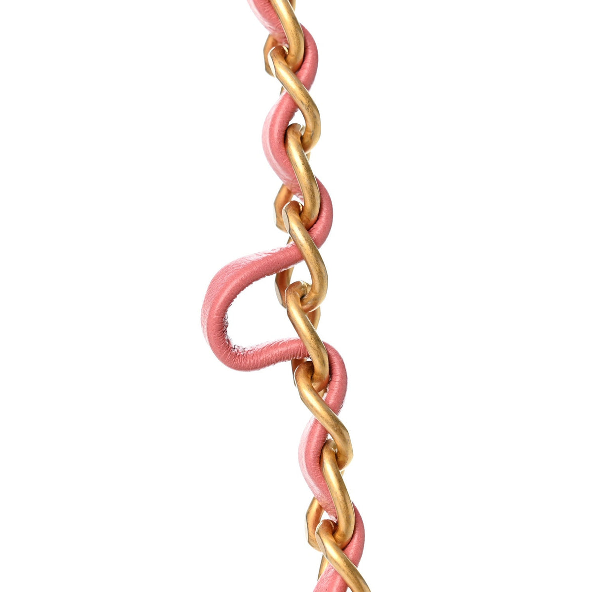 Calfskin Lizard Chevron Quilted Small Coco Handle Flap Pink
