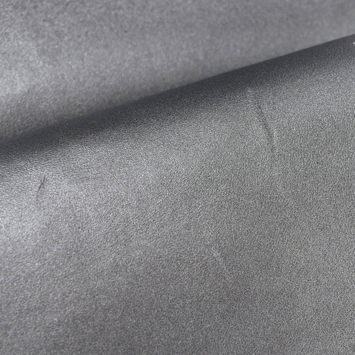 Metallic Lambskin Quilted Maxi Double Flap Pewter