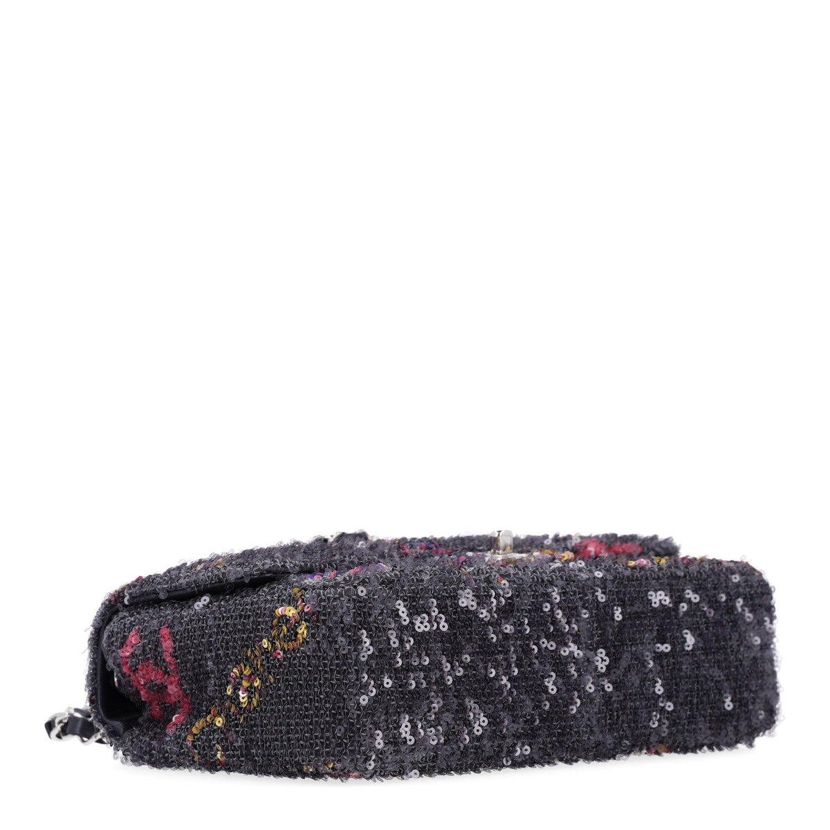 Sequin Logo CC Medium Flap Blue Multicolor