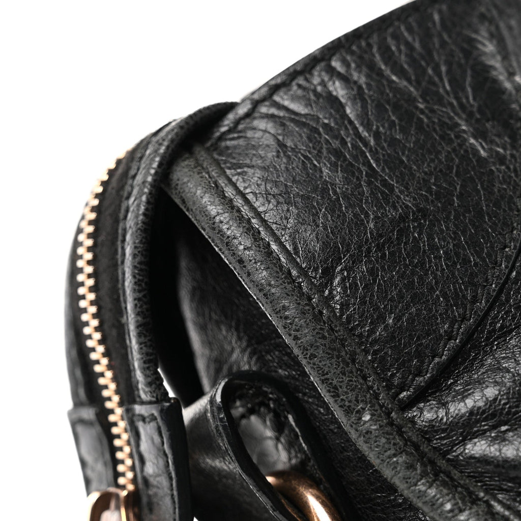 Agneau Giant 12 Rose Gold Hardware City Black