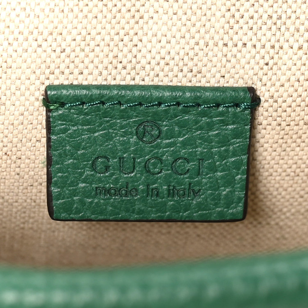 Calfskin Mini Dionysus Shoulder Bag Emerald