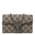 GG Supreme Monogram Super Mini Dionysus Shoulder Bag Taupe