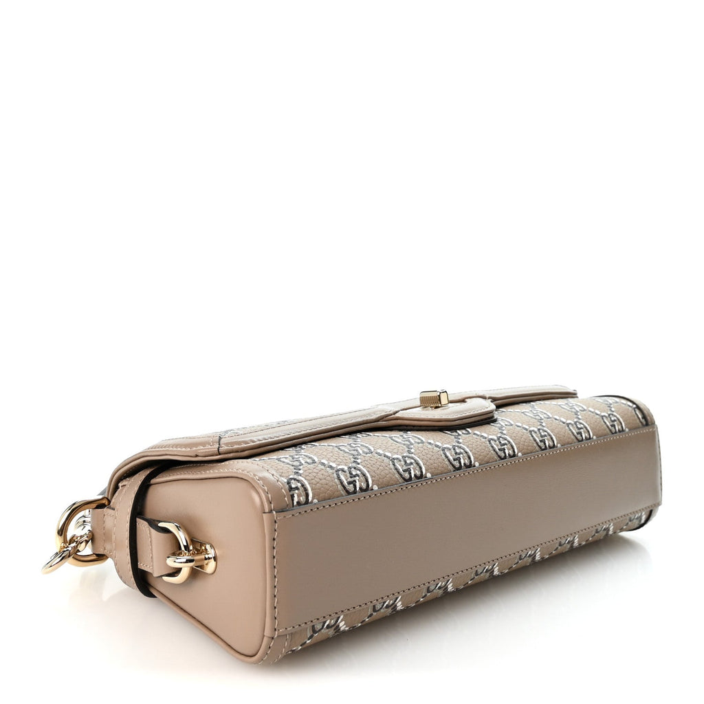 GG Shadow Monogram Small Luce Shoulder Bag Beige