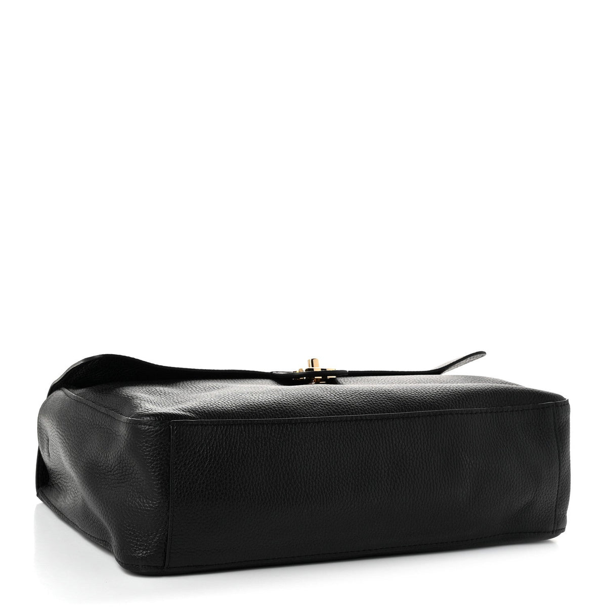 Grained Calfskin Souplissimo Maxi Flap Black