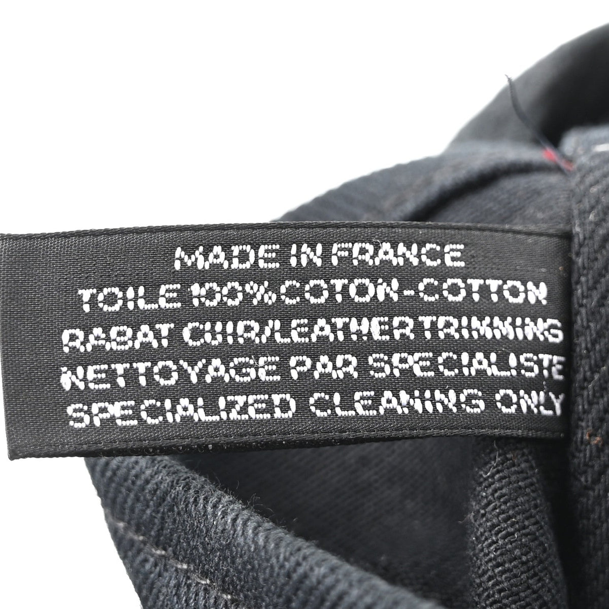 Chevron Herringbone Toile Vache Liegee Valparaiso Tote  MM Black