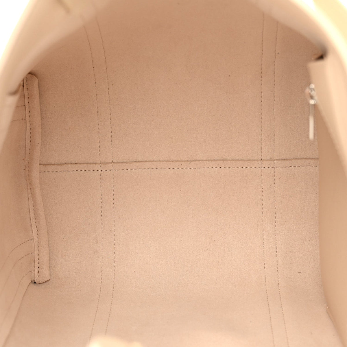 Grained Calfskin XS Everyday North South Shoulder Tote Bag Beige