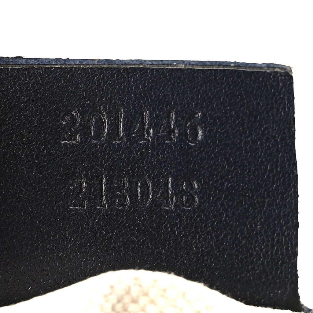 GG Plus Monogram Large Flat Messenger Bag Beige Blue