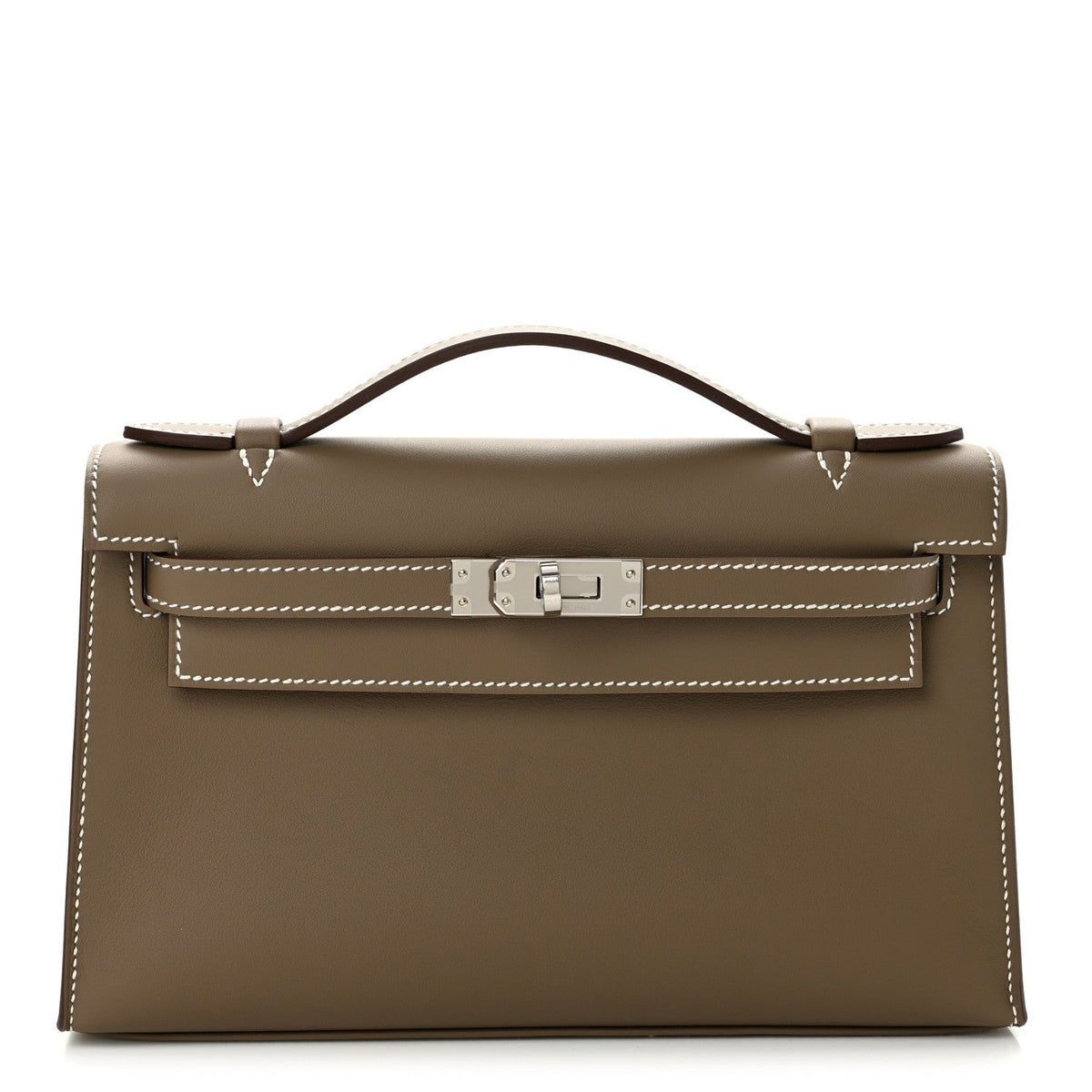 Swift Kelly Pochette Clutch Etoupe