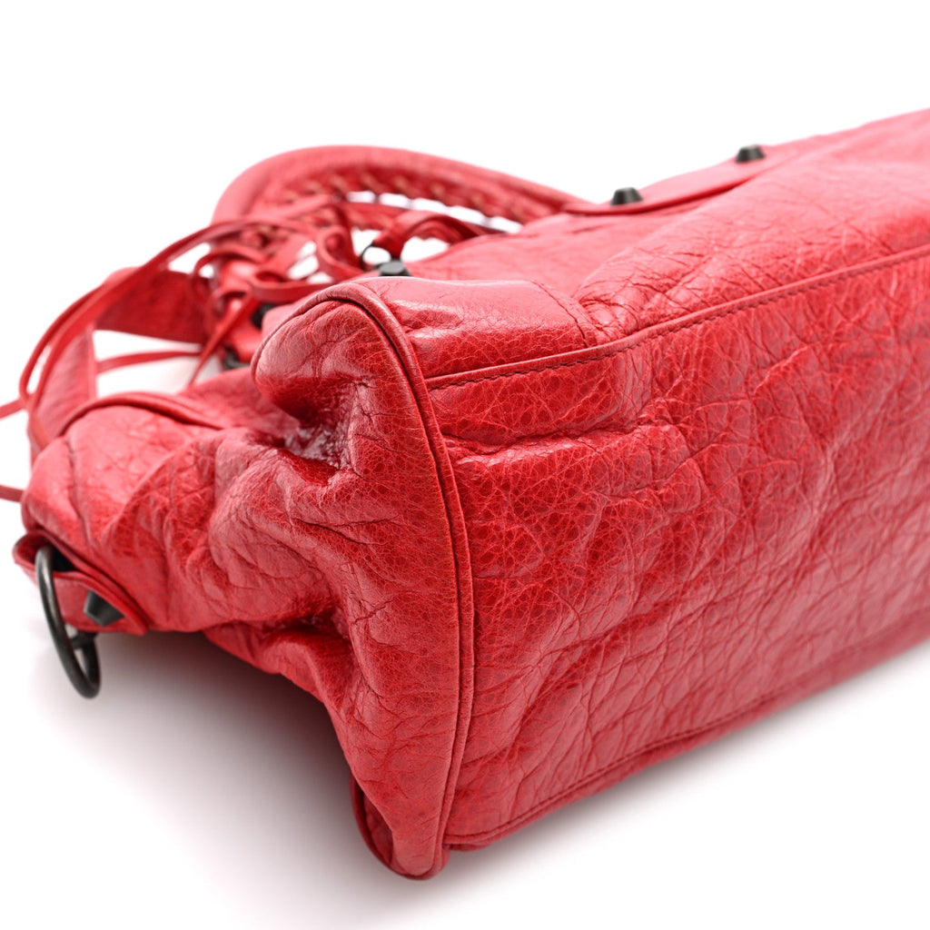 Agneau Classic Hardware Twiggy Rouge Coquelicot
