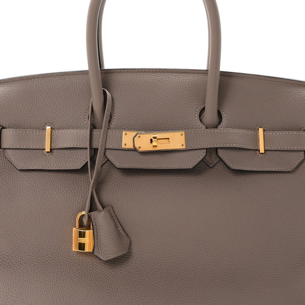 Togo Birkin 35 Gris Asphalte
