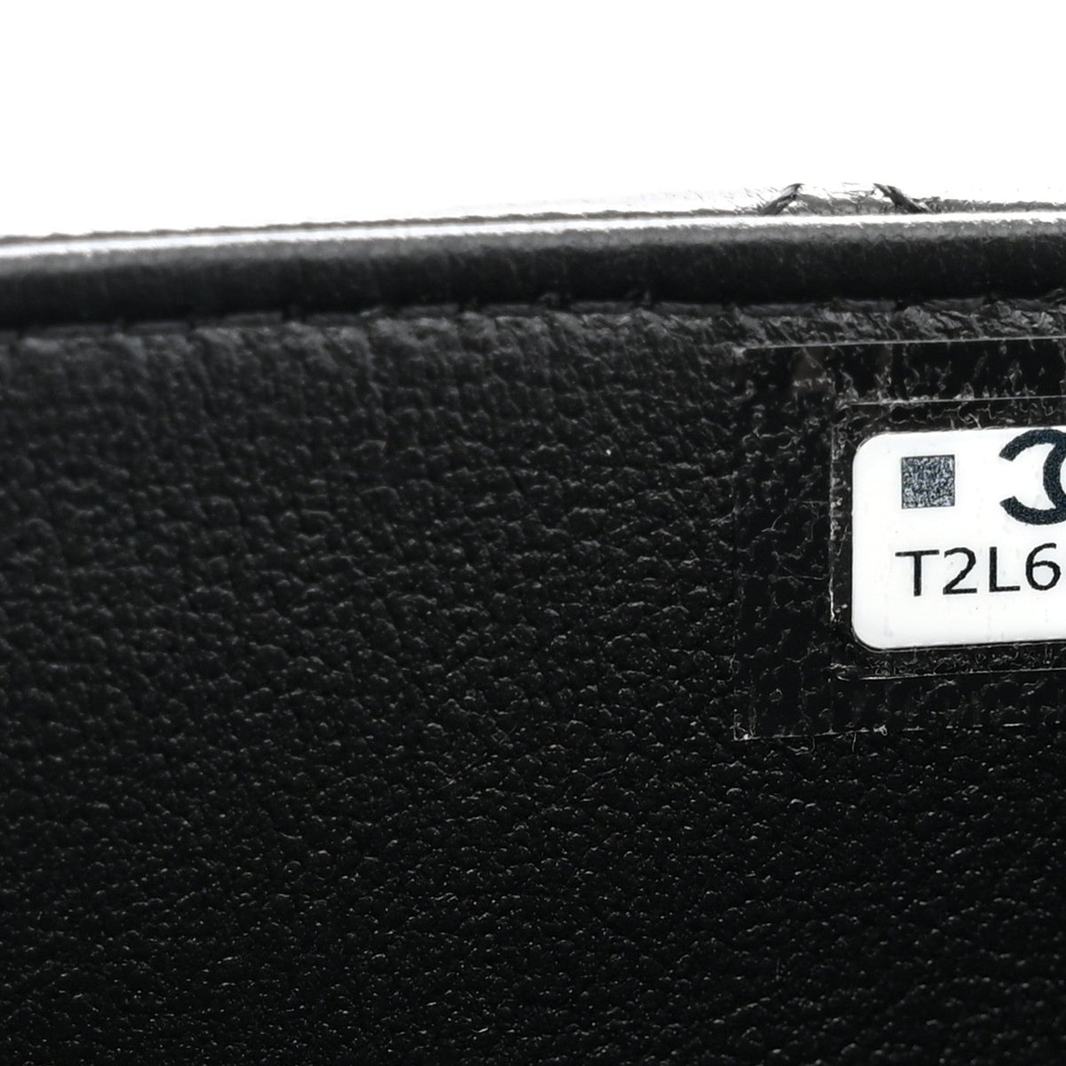 Lambskin Quilted Rectangular Phone Holder Clutch With Chain Black