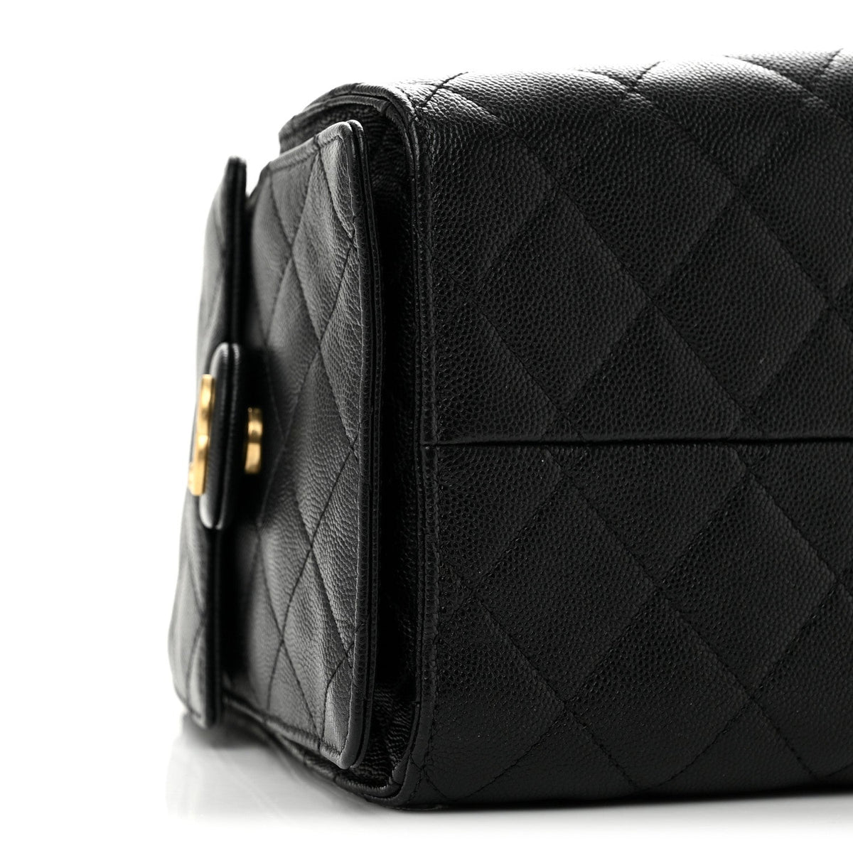 Caviar Quilted Small Chanel 25 Handbag Black