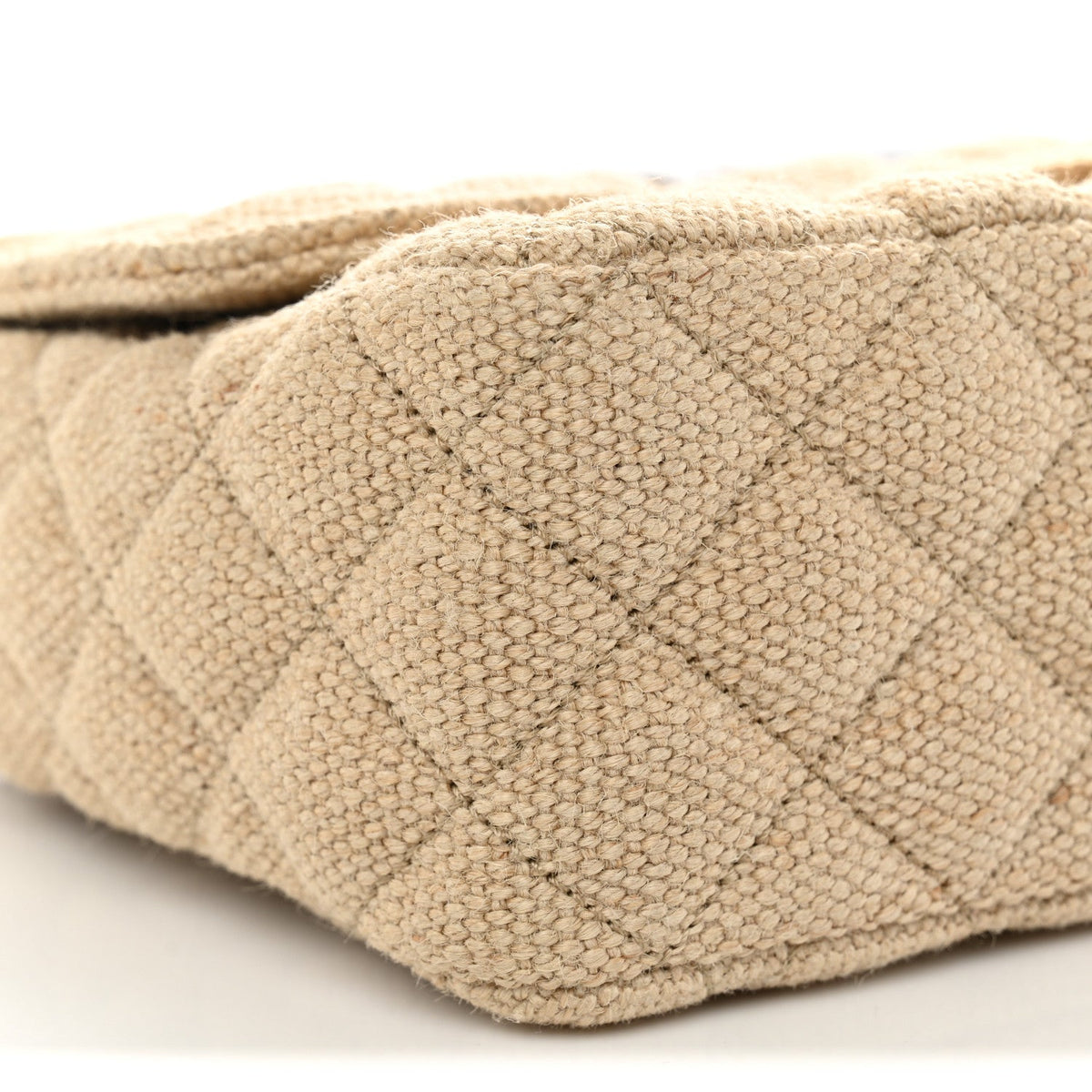 Tweed Raffia Coco Country Jumbo Flap