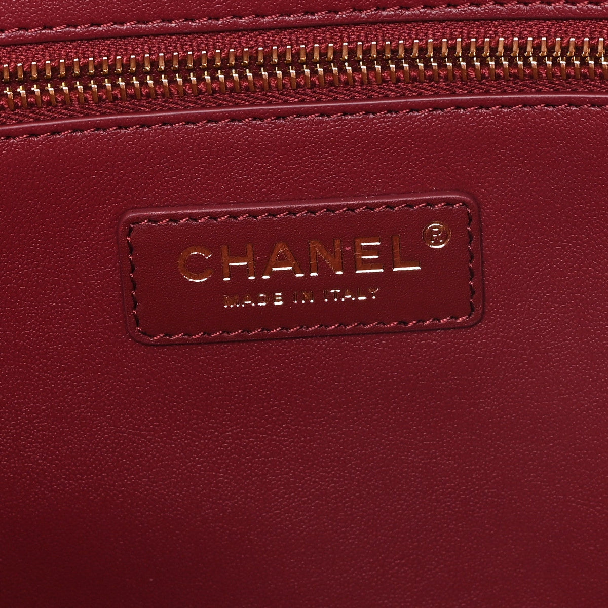 Calfskin Crocodile Embossed Archetype Large Shopping Tote Burgundy Burgundy