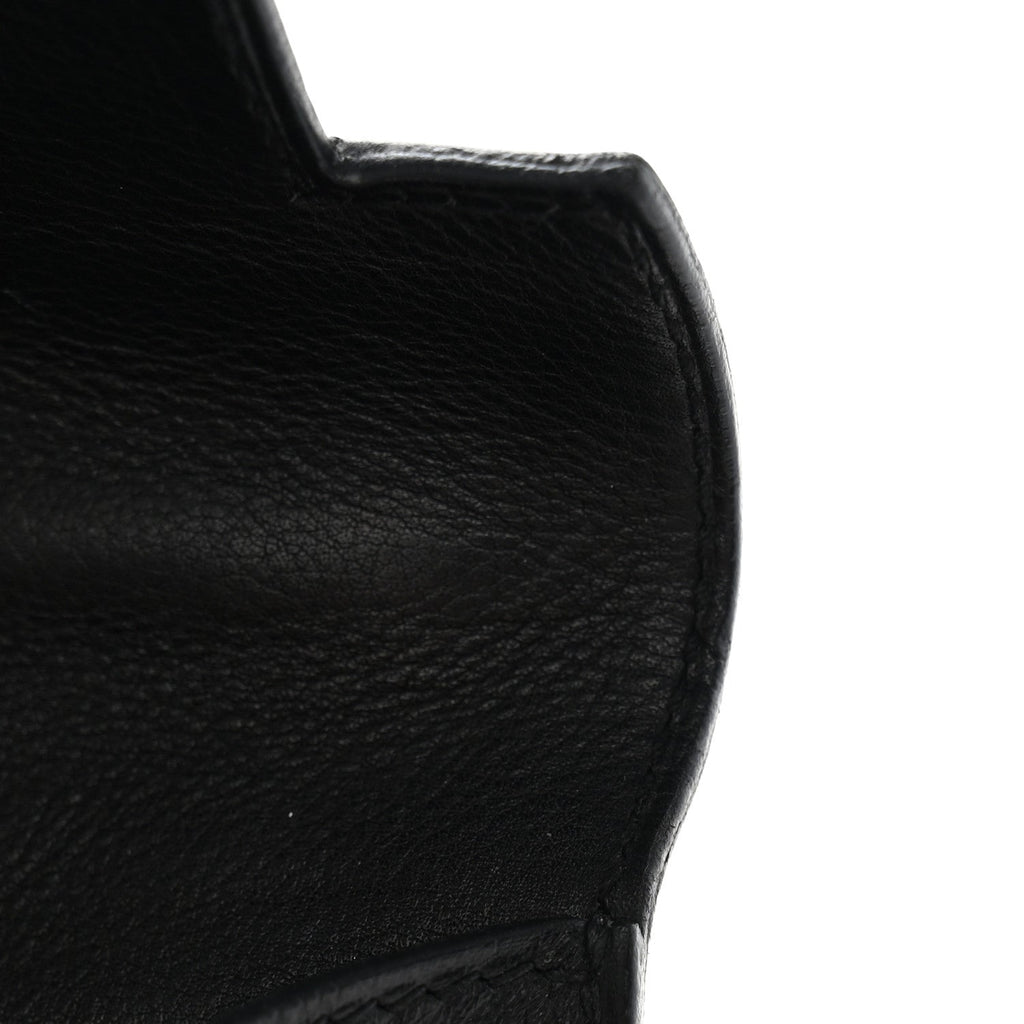 Evergrain Kelly Cut Clutch Pochette Black